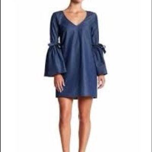 Nordstrom the Vanity Room Bell Sleeve Mini Dress
